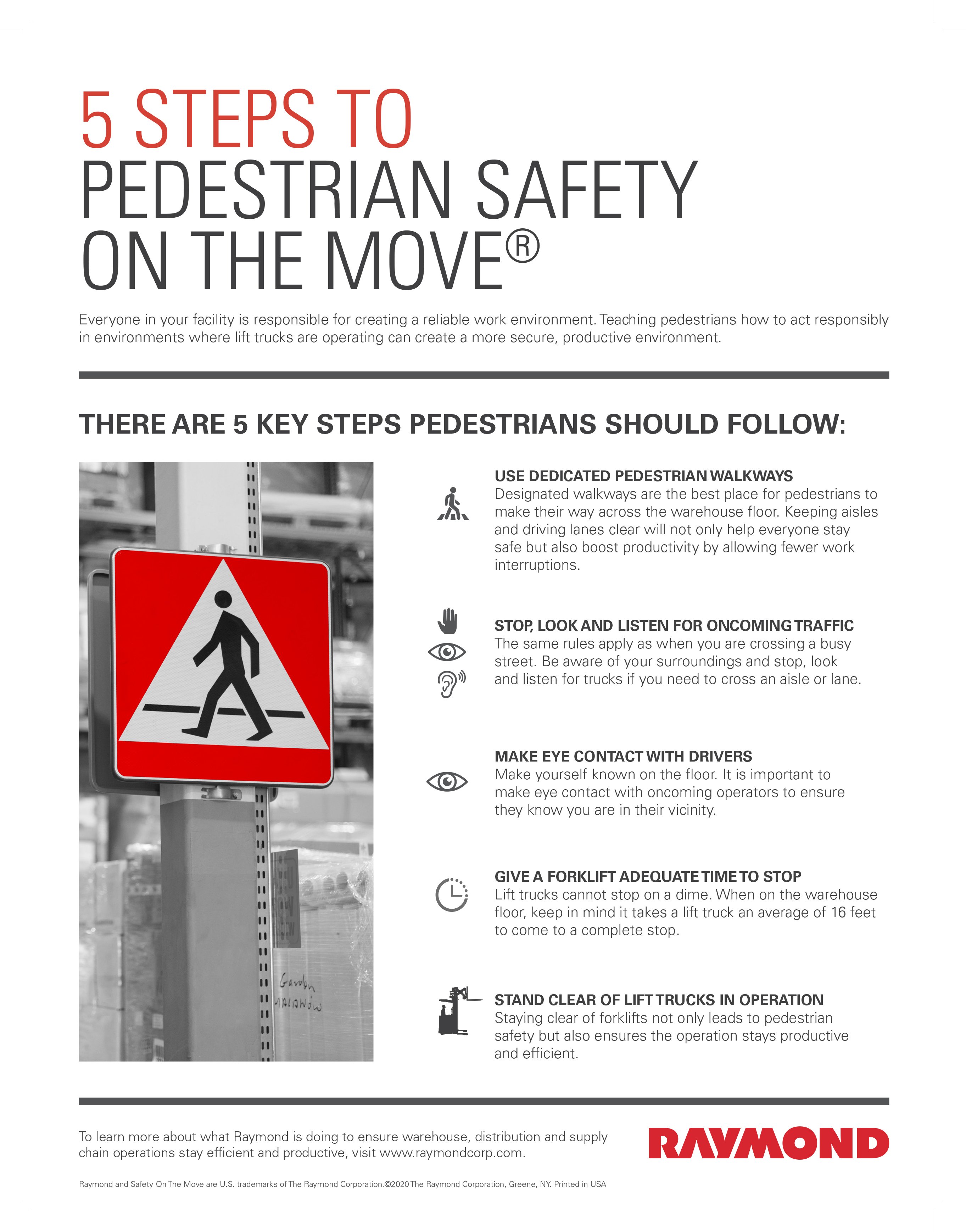 fork truck pedestrian safety